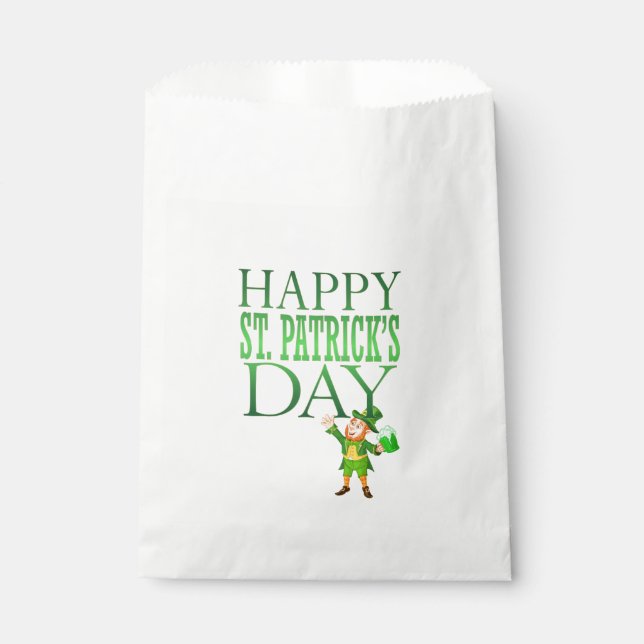 St. Patrick's Treat Favor Bag (Front)