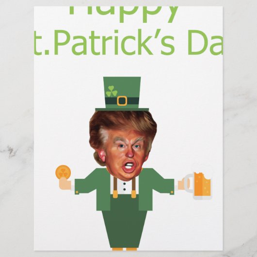 st patricks trump leprechaun (Front)