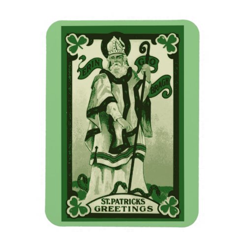 St Patricks Vintage Flexible Magnet