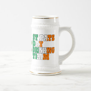 St Pats day drinking team Beer Stein