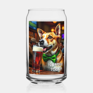 St. Pat's Dog Can Glass