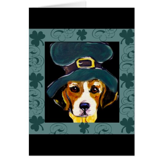 St. Patty Beagle Cards (Front)