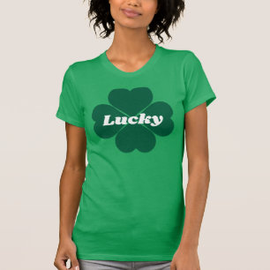 St. Patty’s Shamrocks green lucky clover T-Shirt