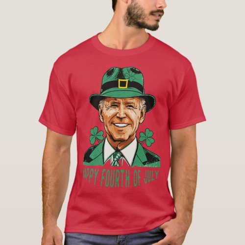 St Pattys Confused Happy Fourth T_Shirt