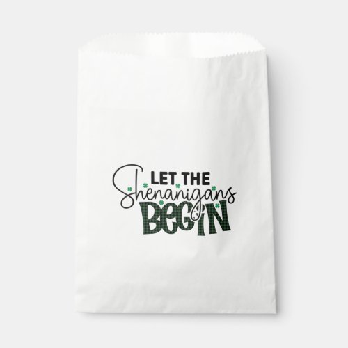 St Pattys Day Favor Bags 