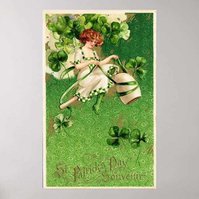 St. Patty's Day Girl Poster (Front)