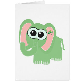 St. Pattys Day Goofkins elephant Cards