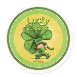 St Patty's day - Lucky Charm Classic Round Sticker