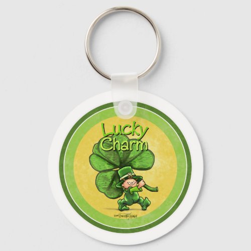 St Pattys day _ Lucky Charm Keychain