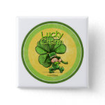St Patty's day - Lucky Charm Pinback Button