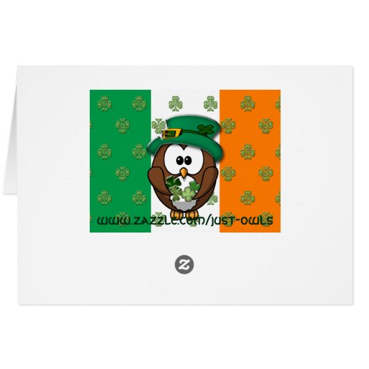 St. Patty's Day owl (Back Horizontal)