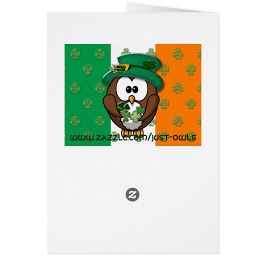 St. Patty's Day owl (Back)