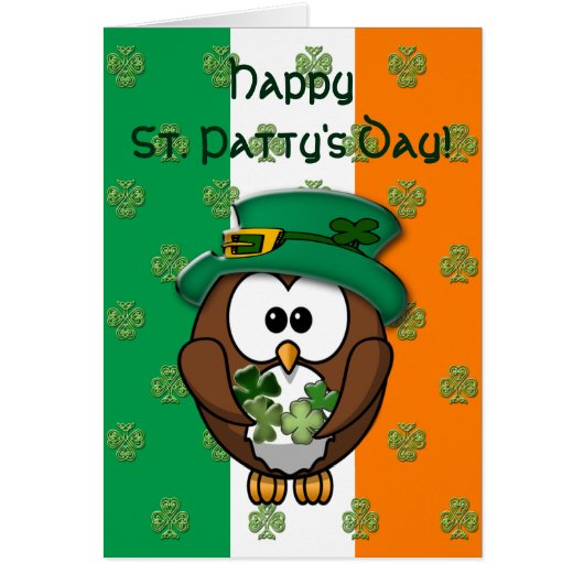 St. Patty's Day owl (Front)