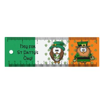 St. Patty's Day Owl - Ruler by just_owls at Zazzle