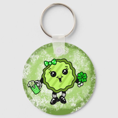 St Pattys Day Pickle  Holiday Pickle  Keychain