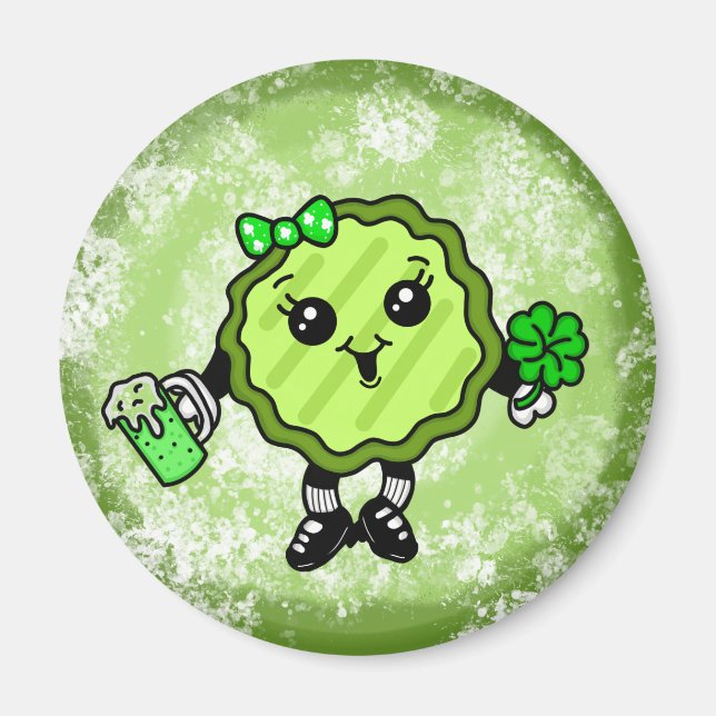 St Patty's Day Pickle | Holiday Pickle   Magnet (Front)