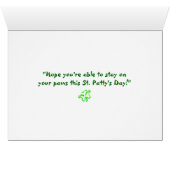 St. Patty's Day Pug Cards (Inside Horizontal (Bottom))
