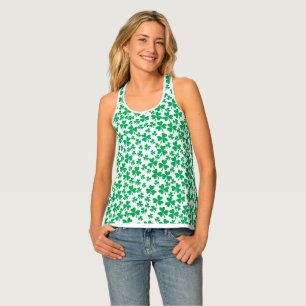 St Pattys Day Shamrocks Tank Top