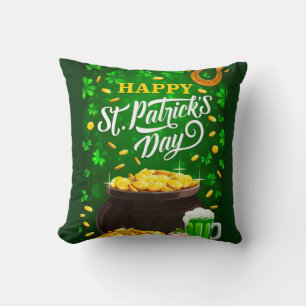 St Patty's Day    Throw Pillow