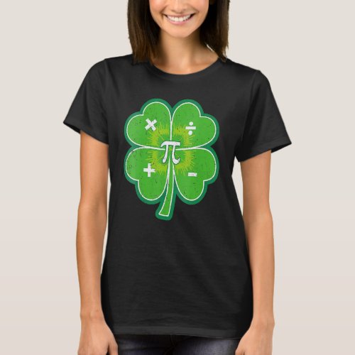 St Pattys Pi Day St Patricks Day Shamrock Lucky Ma T_Shirt