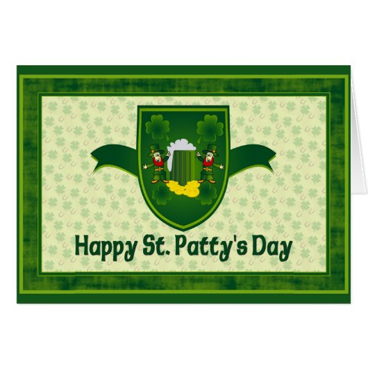 St. Patty's Shield Cards (Front Horizontal)