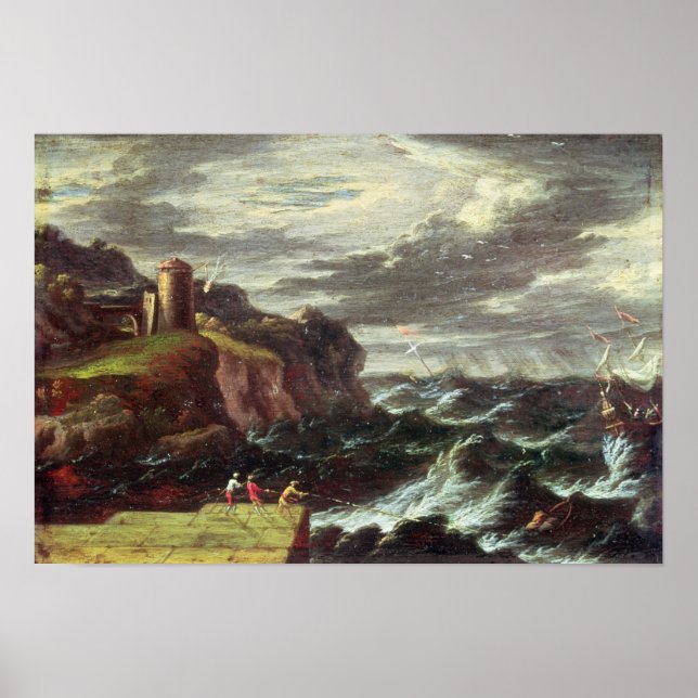 St. Paul arriving at Malta Poster (Front)