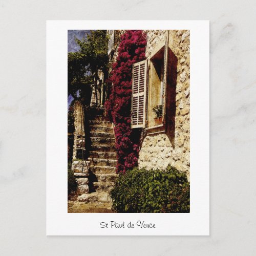 St Paul de Vence Provence France Postcard