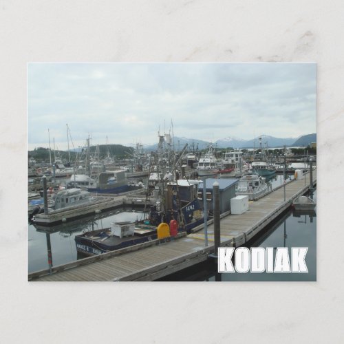 StPaul Harbor In Kodiak Alaska Postcard