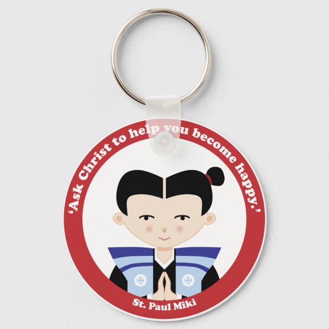 St. Paul Miki Keychain (Front)