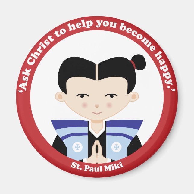 St. Paul Miki Magnet (Front)