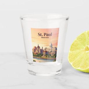 St. Paul, Minnesota Shot Glass
