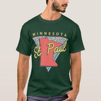 St Paul Minnesota Souvenirs MN Retro Triangle Over T-Shirt