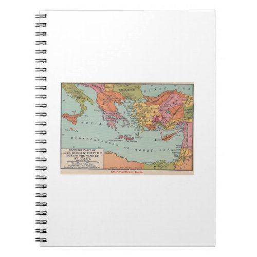 St Paul Missionary Journey in Eastern Roman Empire Notebook