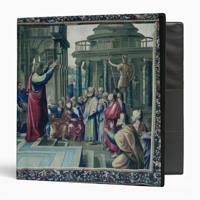 St. Paul Preaching at the Areopagus 3 Ring Binder (Front/Inside)