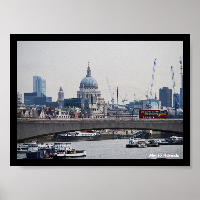 St. Paul’s and the Thames Poster (Front)