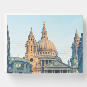 St Paul’s Cathedral London Vintage gift Poster Hol Wooden Box Sign