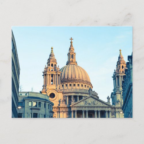 St Pauls Cathedral London Vintage gift Poster Holiday Postcard