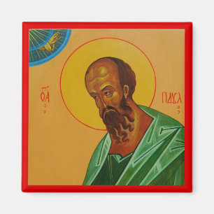 St Paul the Apostle Orthodox Icon Magnet