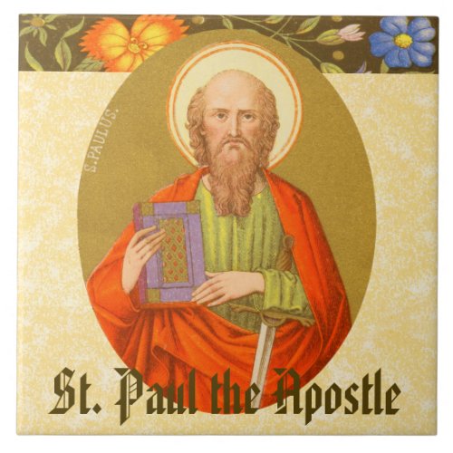 St Paul the Apostle PM 06 Ceramic Tile