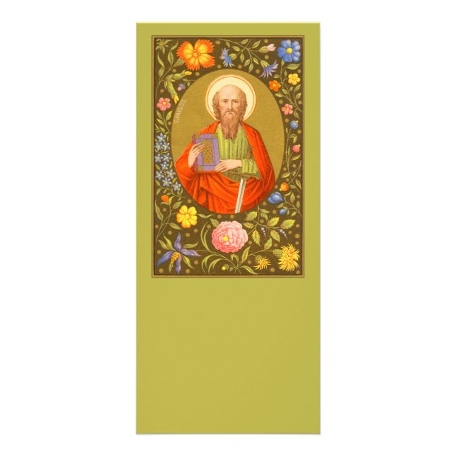 St. Paul the Apostle (PM 06) Customizable Blank Rack Card (Front)
