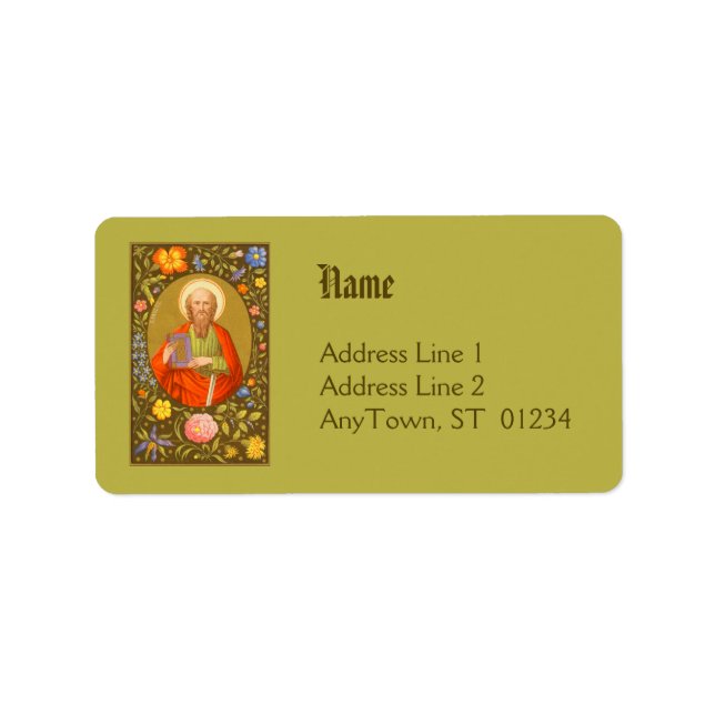St. Paul the Apostle (PM 06) NB Add Label 1b (Front)