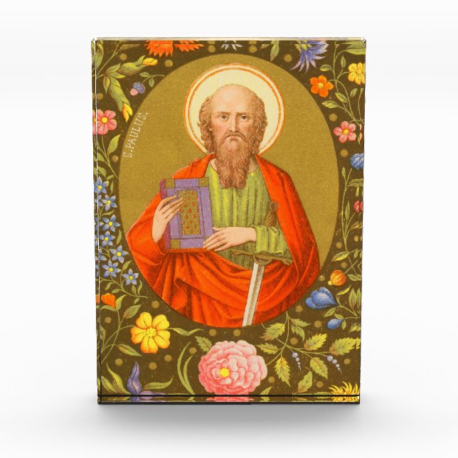 St. Paul the Apostle (PM 06) Vertical Plaque 2 (Front)