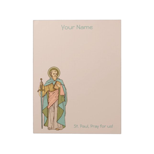 St. Paul the Apostle (RLS 13) 8.5"x11" Notepad (Rotated)