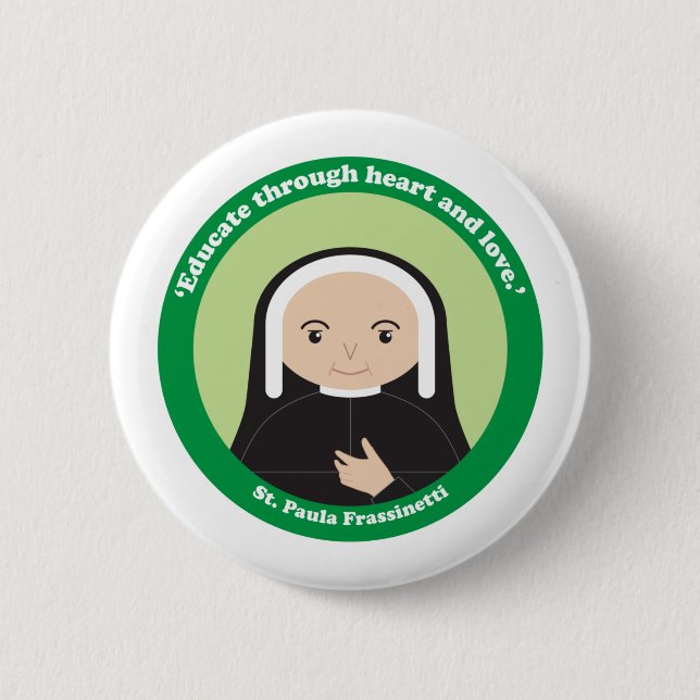 St. Paula Frassinetti Button (Front)