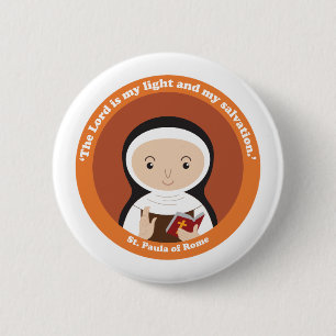 St. Paula of Rome Button