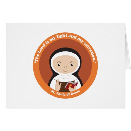 St. Paula of Rome Cards (Front Horizontal)