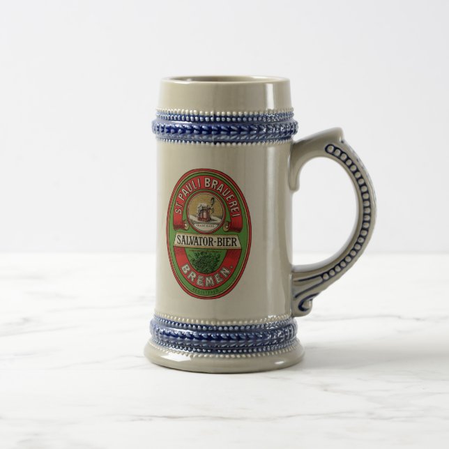 St Pauli Brauerei Beer Stein (Right)