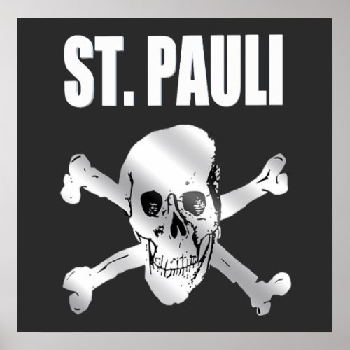 St Pauli Fan Design Poster