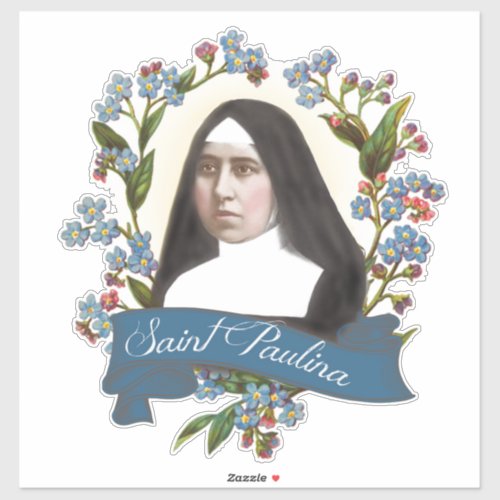 St Paulina Pauline Patron Saint of Diabetics Sticker