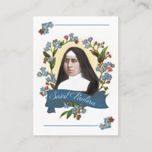 St. Paulina Saint of Diabetics/Diabetes Holy Card